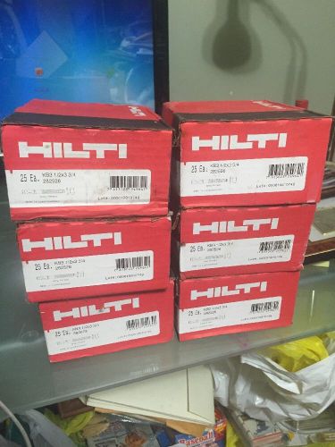 HILTI KB3-1/2X3 3/4 EXPANSION ANCHORS (BOX OF 25)