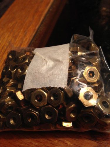 8-32 brass hex nuts