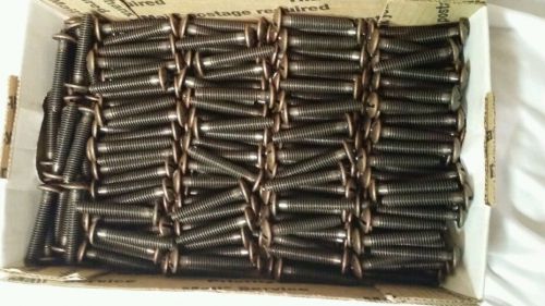 1/4-20 x 1-1/2 truss combo phillips slotted slot machine screw antique bronze for sale