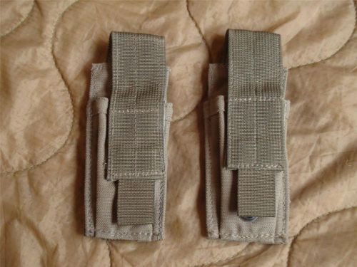 2 Lot Army Ranger Green RLCS Military Surplus Eagle Pistol Magazine Pouch M9 GI