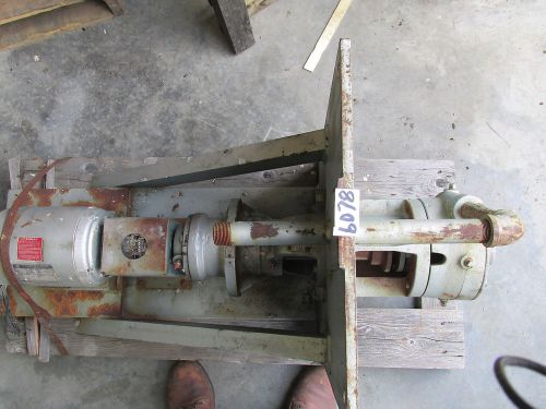 CARVER PUMP TYPE 1&#034; x 1 1/4&#034; INLET x 6L-AV-O   - 1750 INPUT RPM - 1 HP - 112481