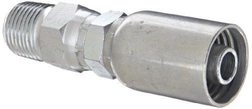 Eaton weatherhead coll-o-crimp 08u-j08 male pipe swivel fitting  low carbon stee for sale