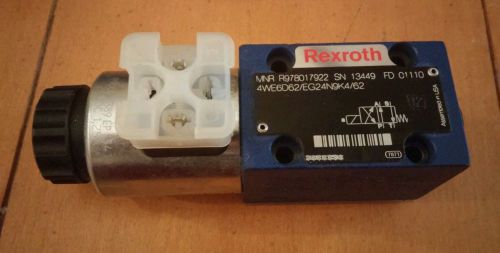 Bosch Rexroth 4WE 6 D62/EG24N9K4 2 Pos. solenoid operated, spring return valve