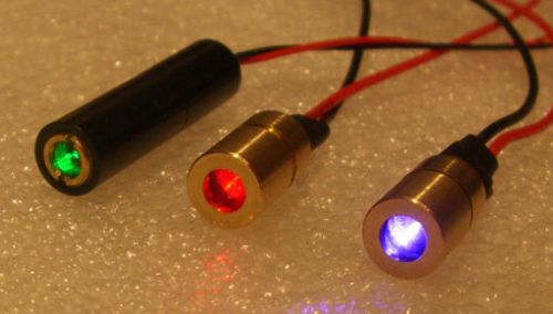 Mini RGB laser set 405 532 650nm 5mw each