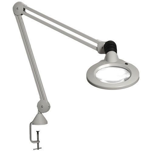 Luxo 18255BK KFM LED Magnifier, 30&#034; arm, 5-diopter lens (2.25X) - Black