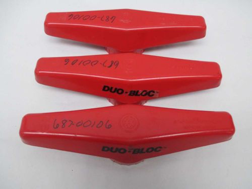 LOT 3 NEW ASATTI DUO BLOC VALVE HANDLE D358319