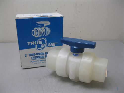 2&#034; plast-o-matic polypropylene socket end ball valve mbv200vs-pp new d8 (1718) for sale