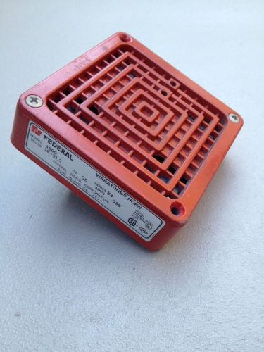 Federal 24volt vibratone horn model 450d series b4 18-31.2v fire alarm horn used for sale