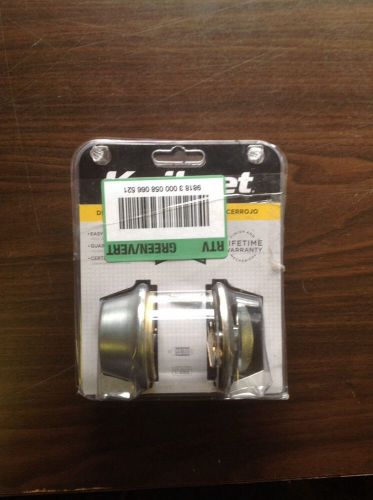 Kwikset 660 Single Cylinder Deadbolt in Satin Chrome