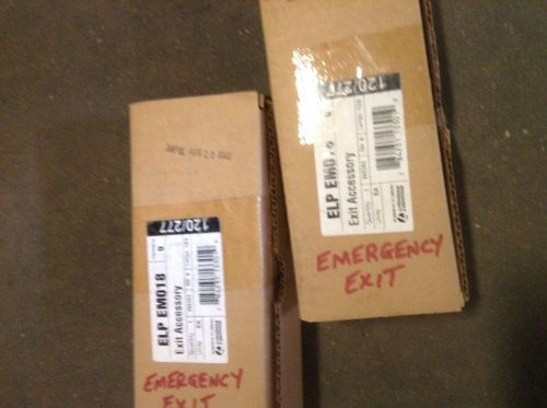 Lithonia Lighting ELP EM018 Exit Sign Accessory Transformer LOT OF 2