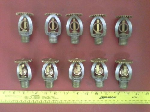 Gem f950 fire sprinkler head 1/2 ssu3 212 pf new in box lot of 10 for sale