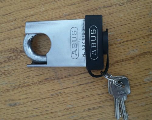 ABUS Rekeyable Schlage Solid Steel Closed Shackle