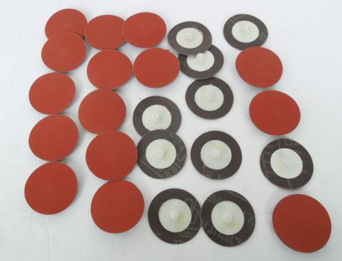 2&#034; 3M Brand ROLOC DISCS ABRASIVE SANDING 120 GRIT 25 PACK