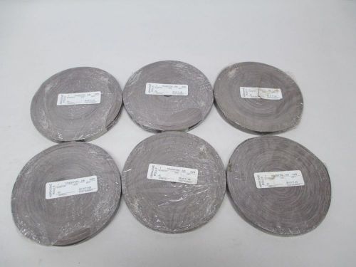 LOT 6 NEW 90-0111-00 ABRASIVE ROLLS 320 GRIT 1/2X50YDS-5/8 D296254