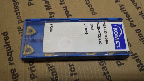 10 NEW KOMET W29 24000.0484  BK84  CARBIDE INSERT (WOEX05T304-00  BK84)