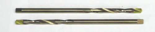 (2) 15/64&#034; Plus COBALT Metric 6.14mm Drill bits .242&#034; EXTRA LENGTH 6&#034; Long USA