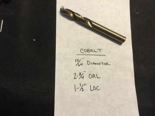 17/64&#034; Cobalt Drill