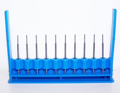 (10) .0213&#034;  MICRO CARBIDE DRILLS from Kyocera Microtools