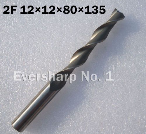 Lot 1pcs 2Flute Hss Long EndMills Cutting Dia 12mm Length 135mm Shank 12mm Mills