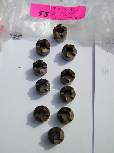 10-PCS MIXED - BACK SPOT FACERS-USED-     7-1&#034;,         3-15/16&#034;,  1/2&#034; BORE