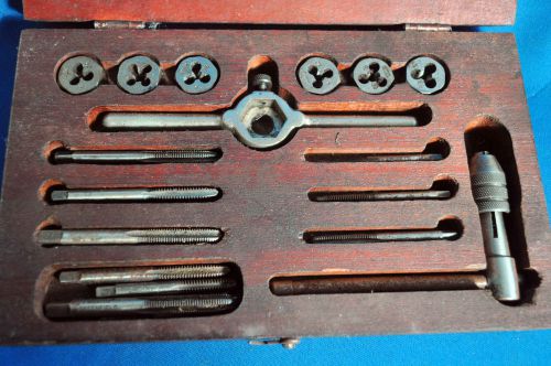 Vintage Rinck McILWAINE Inc Hexset Tap and Dies in wooden case