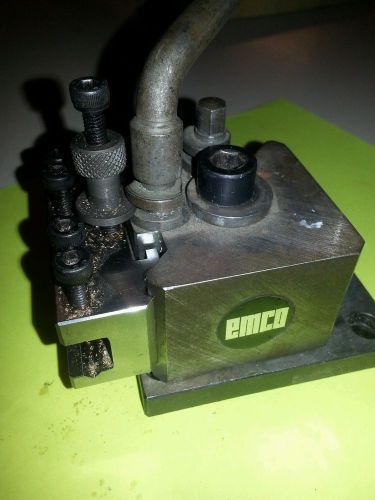 EMCO COMPACT 5 CNC TOOLPOST AND HOLDER