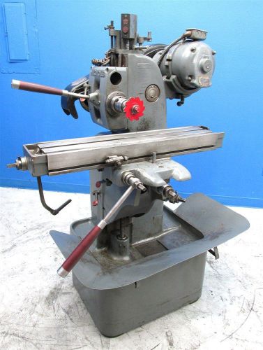 NICE!! NICHOLS 8.5&#034; X 30&#034; HORIZONTAL HAND MILLER / MILLING MACHINE