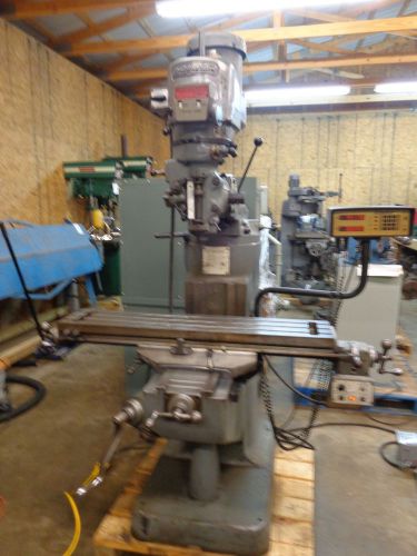 BRIDGEPORT SERIES 1 2HP 9X42 VERTICAL MILLING MACHINE DRO, PF