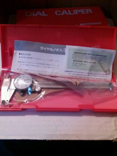 Mitutoyo 6in dial caliper new old stock #505-637-50 pristine