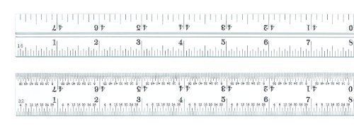 Starrett CB48-4R Combination Square Blade W/ in Graduations, Sets And Bevel