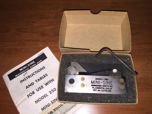 Kingman White Inc Model 250 Mini-Sine Tool