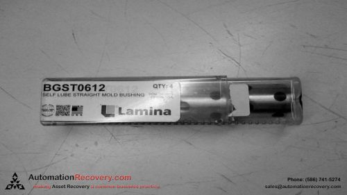 LAMINA BGST0612 BUSHING SELF LUBE STRAIGHT MOLD, NEW*