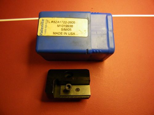 VALENITE TOOL BLOCK -TL#8ZA-1722-2605, M1019938, NEW, SBA40 MOD.