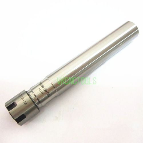 Straight Shank Collet Chuck ER16M(Mini Nut)*16mmSHK*100mm Length,for ER16 Collet