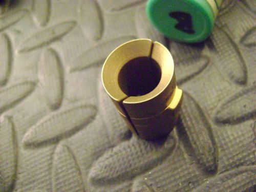 Hardinge 15/32&#034; Round B4 Bronze Feed Finger Collet Pad