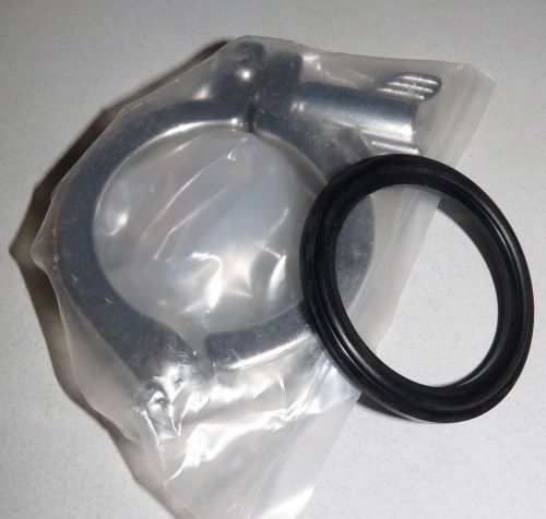 New sanitary stainless steel 2.5&#034; clamp with gasket single pin wing nut for sale