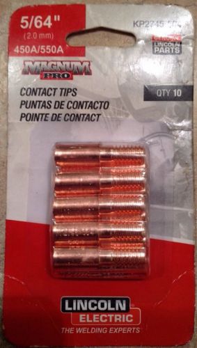 Lincoln electric magnum pro contact tips 450a/550a 5/64 - qty10 - kp2745-564 for sale