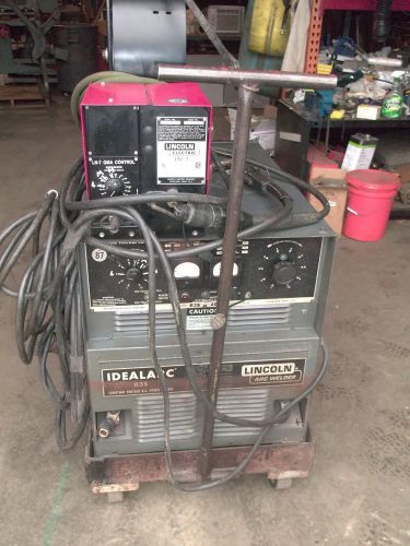 Lincoln mig welder r3s400, ln-7 wire idealarc gun, w/ roll cart 400amp for sale