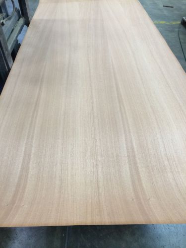 Wood Veneer African Mahogany 48x120 1pcs total 10mil Paper Backed &#034;EXOTIC&#034;0899.4