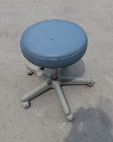 Summit Dental Blue Doctor Stool Doctor&#039;s Dentist Chair Round Seat