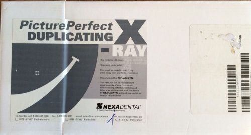 Picture perfect green x-ray 6&#034;x12&#034; duplicating panoramic dental film - 100 films for sale