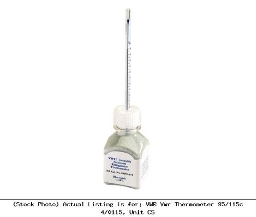 Vwr vwr thermometer 95/115c 4/0115, unit cs labware for sale