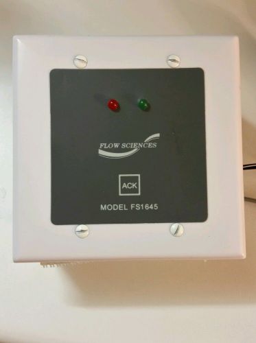 Flow sciences fs1645 face velocity alarm for sale