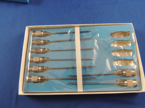 Lot 8 New Box Popper &amp; Sons Hypodermic Needles 18 Gauge Luer Hub 2&#034; Stainless