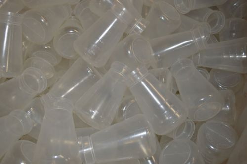 500 Drosophila Bottles Round Bottom, Polypropylene, Autoclavable 1-5/8&#034; Opening