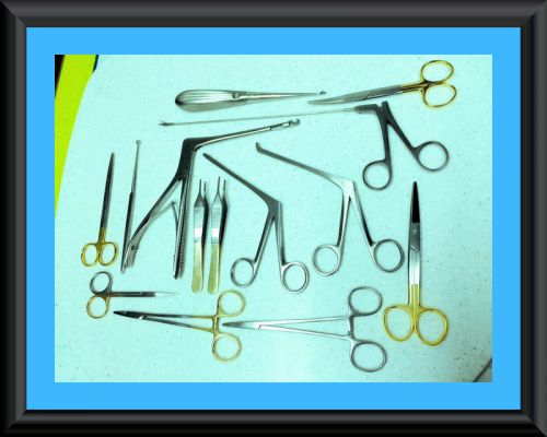 New 12 pc arthroscopic sinoscopy rhinoscopy instruments set  stainless steel for sale