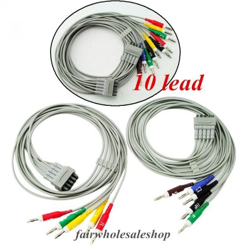 10 lead ecg ekg cable for ge marquette mac 500, 1200 ,1100,mac 1200st +1  wrty for sale