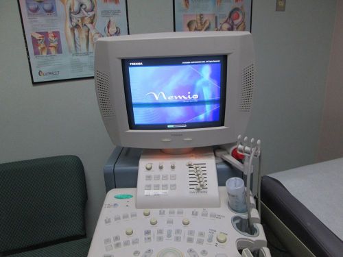 Toshiba Nemio 20 Color Ultrasound with transducer /probe...