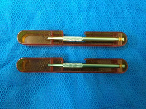 Lot of 2 Feather Enlargement Bevel Up Scalpels 5.1 &amp; 3.0