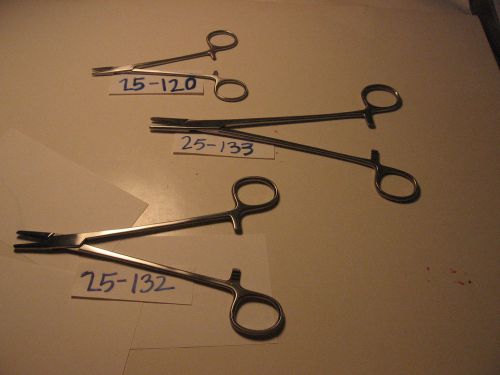 WEBSTER AND MAYO HEGAR NEEDLE HOLDER SET OF 3 (25-120,25-132,25-133) (S)